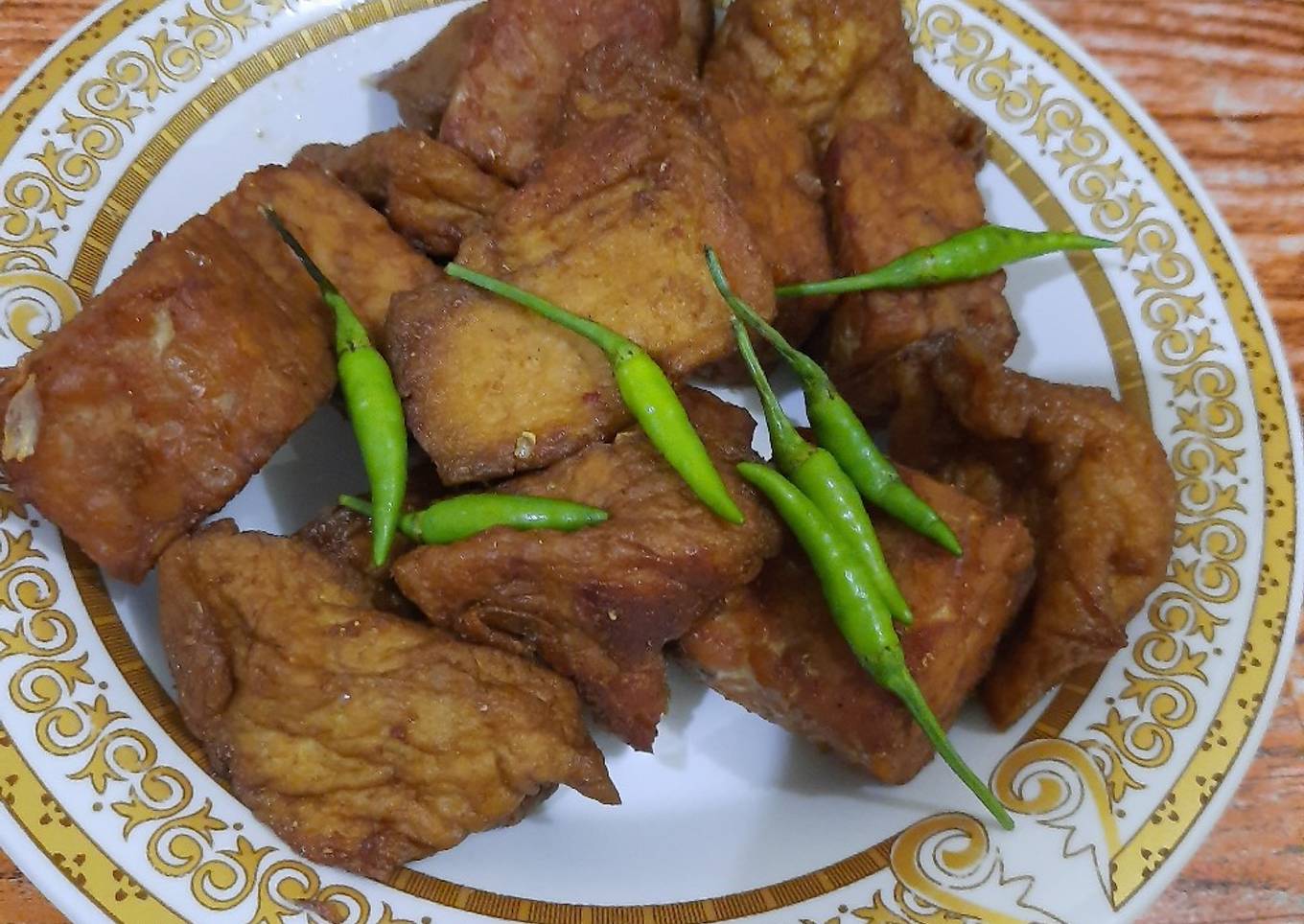 Bacem tahu dan tempe