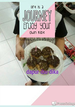 Foto resep Donat isi coklat praktis