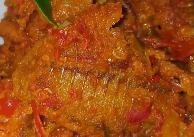 Resep Ikan Asin Kerupuk Balado Jadi, Enak Banget