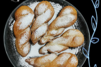 Resep Korean twisted donut (kkwabaegi) yang Menggugah Selera