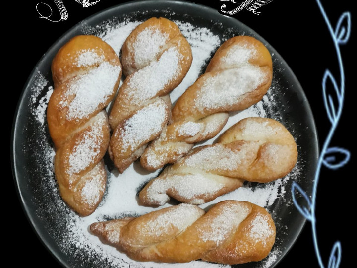 Resep Korean twisted donut (kkwabaegi) yang Menggugah Selera