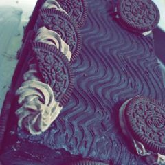A picture of Homemade Oreo & chocolate pastry.