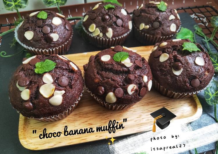 "Choco banana muffin"