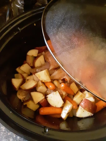 Simple Way Make Recipe Slow Cooker Honey Garlic Chicken and Vegetables that is  Makes Drooling, Perfect}