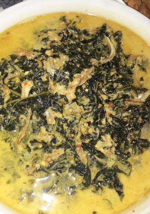Foto resep Daun Pepaya Teri bumbu Buntil