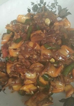 Foto resep Kerang tumis cabe hijau
