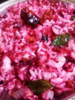 பீட்ரூட் சாதம் (ரோஸ் நிறம்) (Beetroot Rice Recipe in TAmil) செய்முறை முக்கிய புகைப்படம்