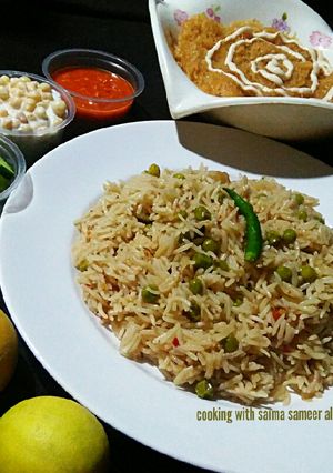 A picture of Matar pulao #cookpadapp.