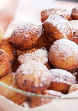 A picture of Cottage cheese donuts.