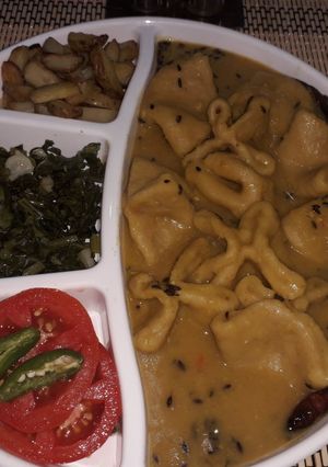 A picture of Dal pithuri.