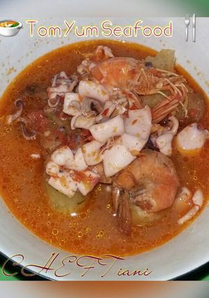 Foto resep Tom Yum Seafood (simple)