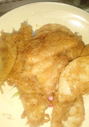 A picture of Yam and egg.