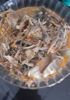 Foto resep Jantung pisang teri medan