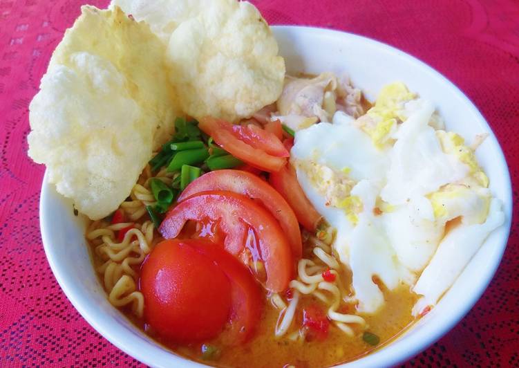 Resep Mie Santan Pedas, Bikin Ngiler