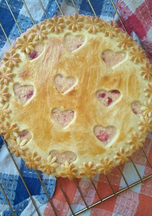 Epres-túrós pite recept fotója