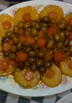 صورة لوصفة مرق بالزيتون والبطاطا روعة