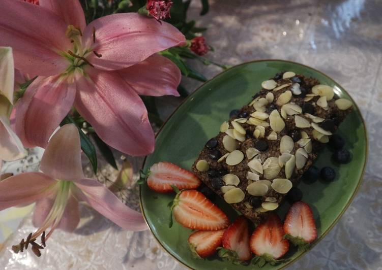 No Bake Oat Brownies