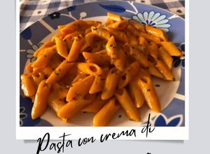 Foto di Pasta con crema di peperoni e panna 😋