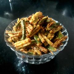 Kurkuri bhindi A picture of Kurkuri bhindi.