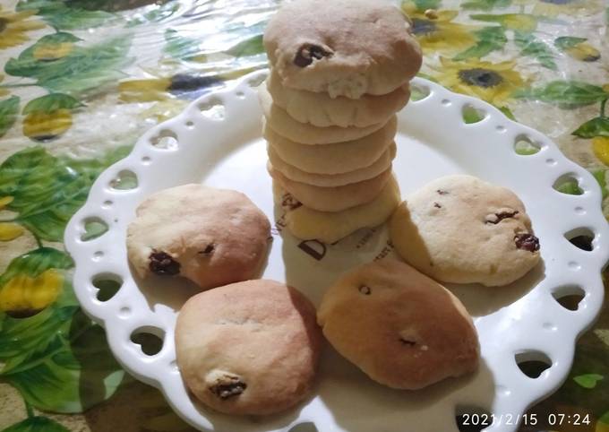 Cookies à la cannelle et raisins secs