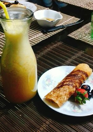 Una foto de Smoothie o batido de melón y piña