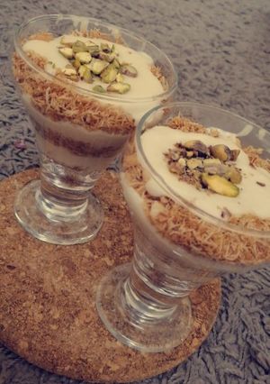 صورة لوصفة كنافه بالكاسات