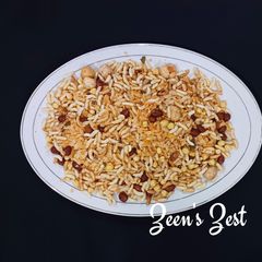 A picture of Oven Roasted Puffed and Flattened Rice Mixture.