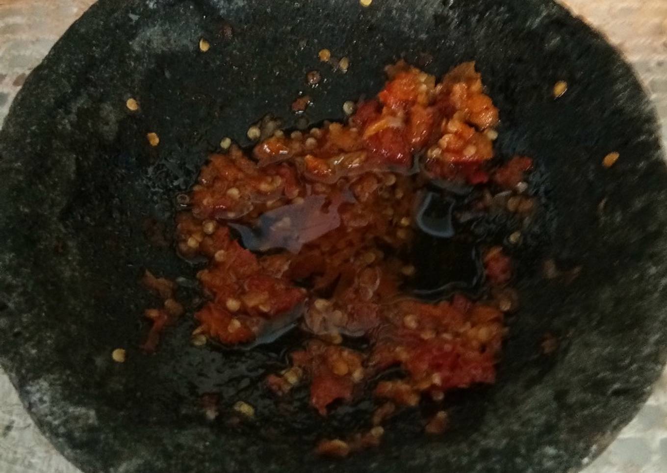 Sambal korek special legit enak