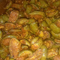 Jalpai ka achar/olive pickle A picture of Jalpai ka achar/olive pickle.