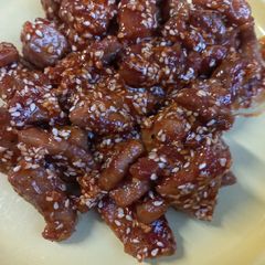 A picture of Sweet and Spicy Pork tapas.