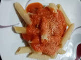 Pasta con salsa pomodoro