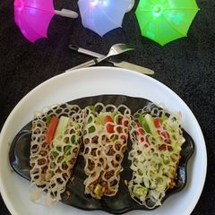 Designer crepe Rolls A picture of Designer crepe Rolls.