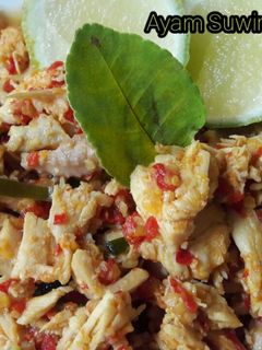 Foto resep Ayam Suwir Pedas Khas Bali