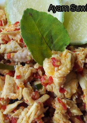 Foto resep Ayam Suwir Pedas Khas Bali