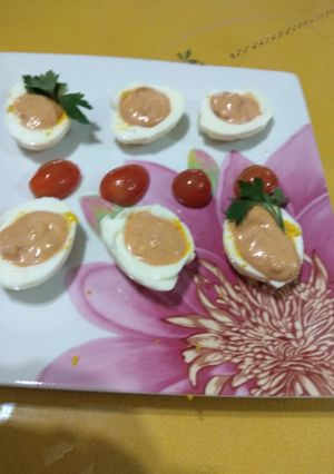 Φωτογραφία της συνταγής Γεμιστά αυγά 🥚