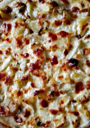 Édeskömény-burgonya gratin recept fotója