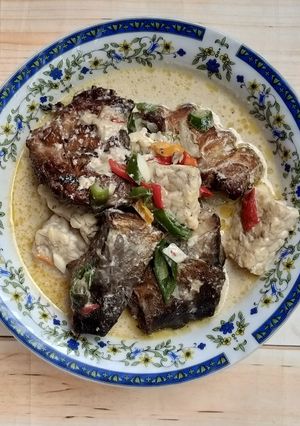 Foto resep Mangut Pari Asap Tempe