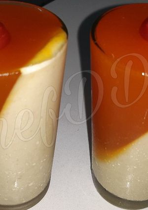 A picture of Thandai Orange Mousee....no Gelatin.