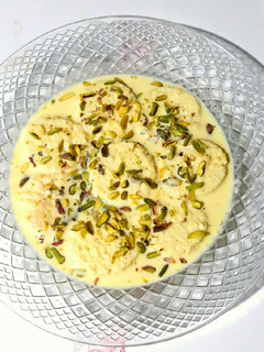 A picture of Bread Rasmalai.
