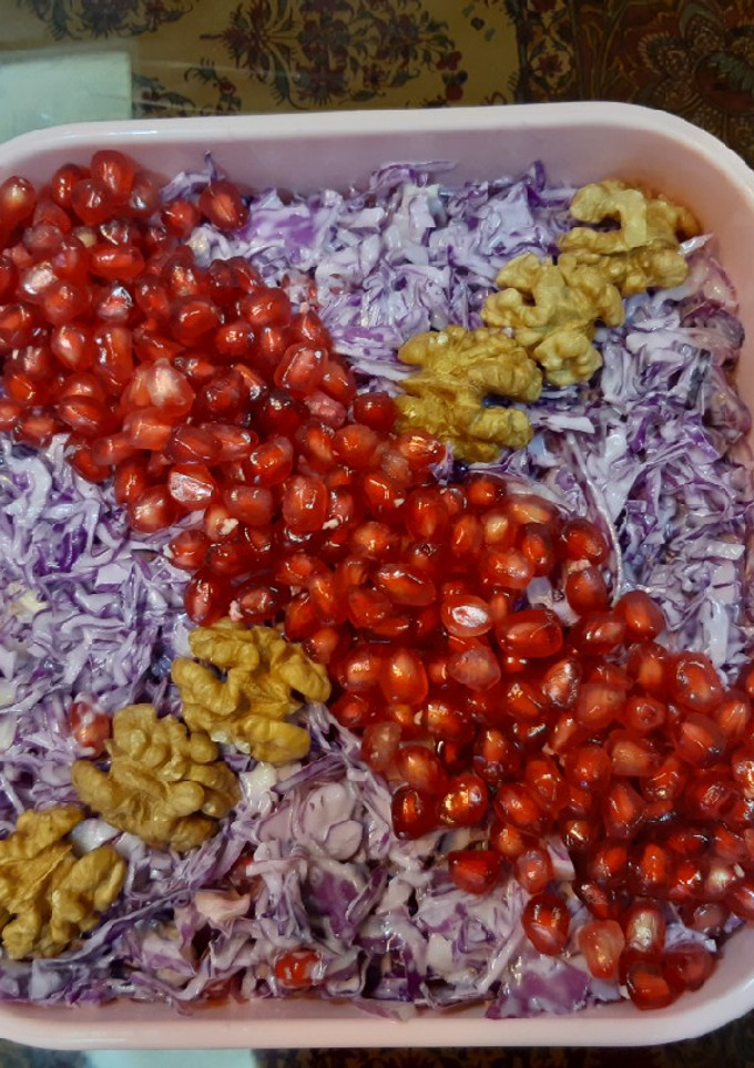عکسی از دستور سالاد چله 😅