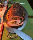 Rollo de carne con tocineta