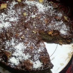 A picture of Marble chocolate cake.