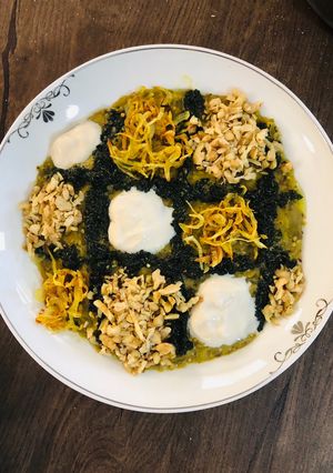 عکسی از دستور کشک بادمجون مجلسی😋 همراه با نکته ها 👌🏻