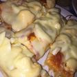 Pizza de Harina Integral con Muzzarella, Huevo Duro y Panceta 😋