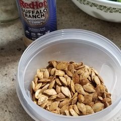 A picture of Frank's Red Hot Buffalo Ranch Baked Seeds.