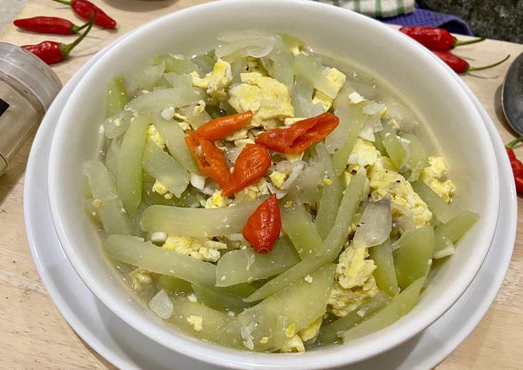 Tumis Labu Siam Telur | Chayote and Eggs Stir-Fry