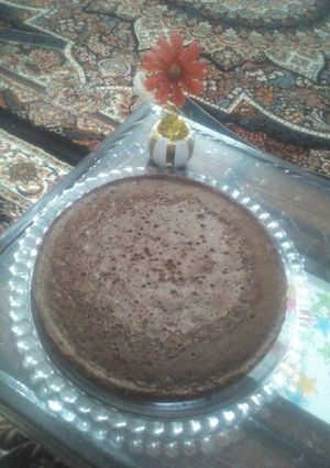 عکسی از دستور یه کیک ساده شکلاتی بدون فر خوشمزه 😍