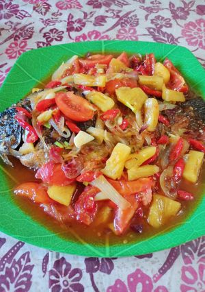Foto resep Mujair goreng asam manis
