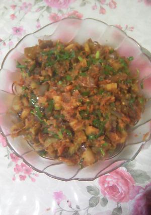 Foto resep Tumis terong ikan tongkol