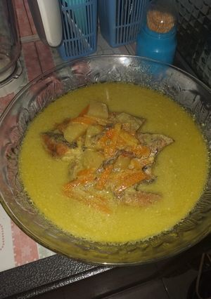 Foto resep Gulai hijau ikan nila
